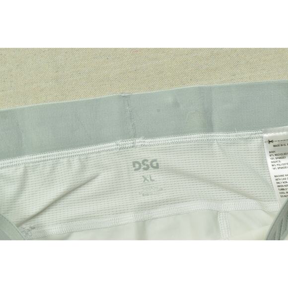 DSG Men's 3/4 Compression Tight Fit Base Layer Pure White Size XL Polyester NEW - Picture 5 of 8